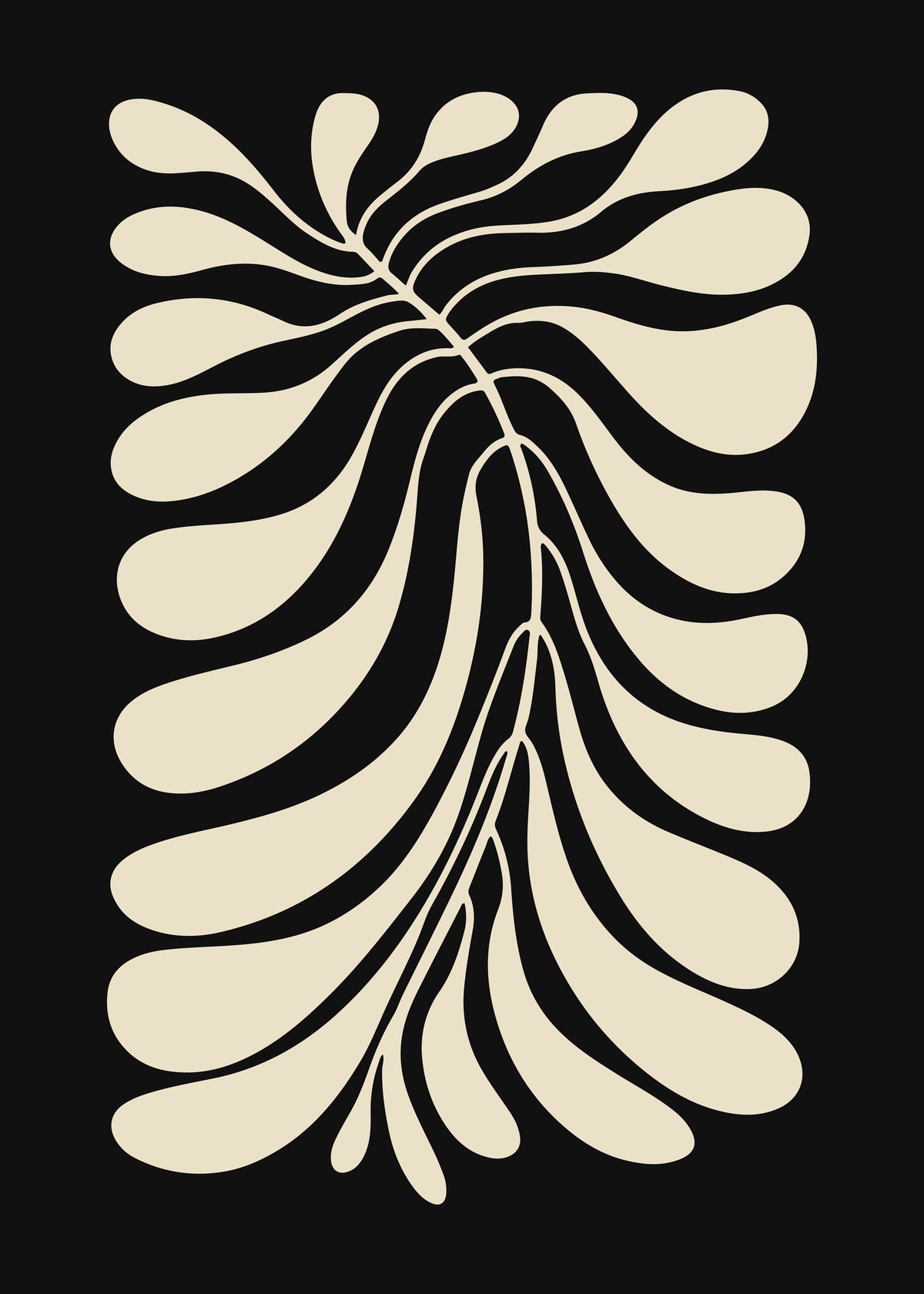 Cream Organic Lines