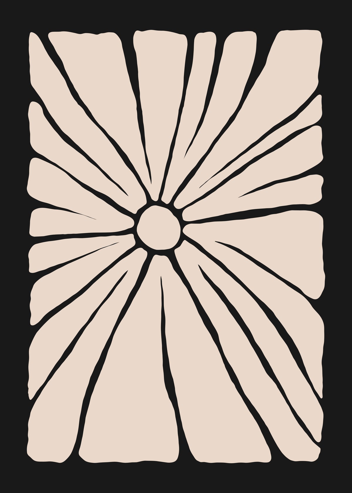 Cream Sunburst