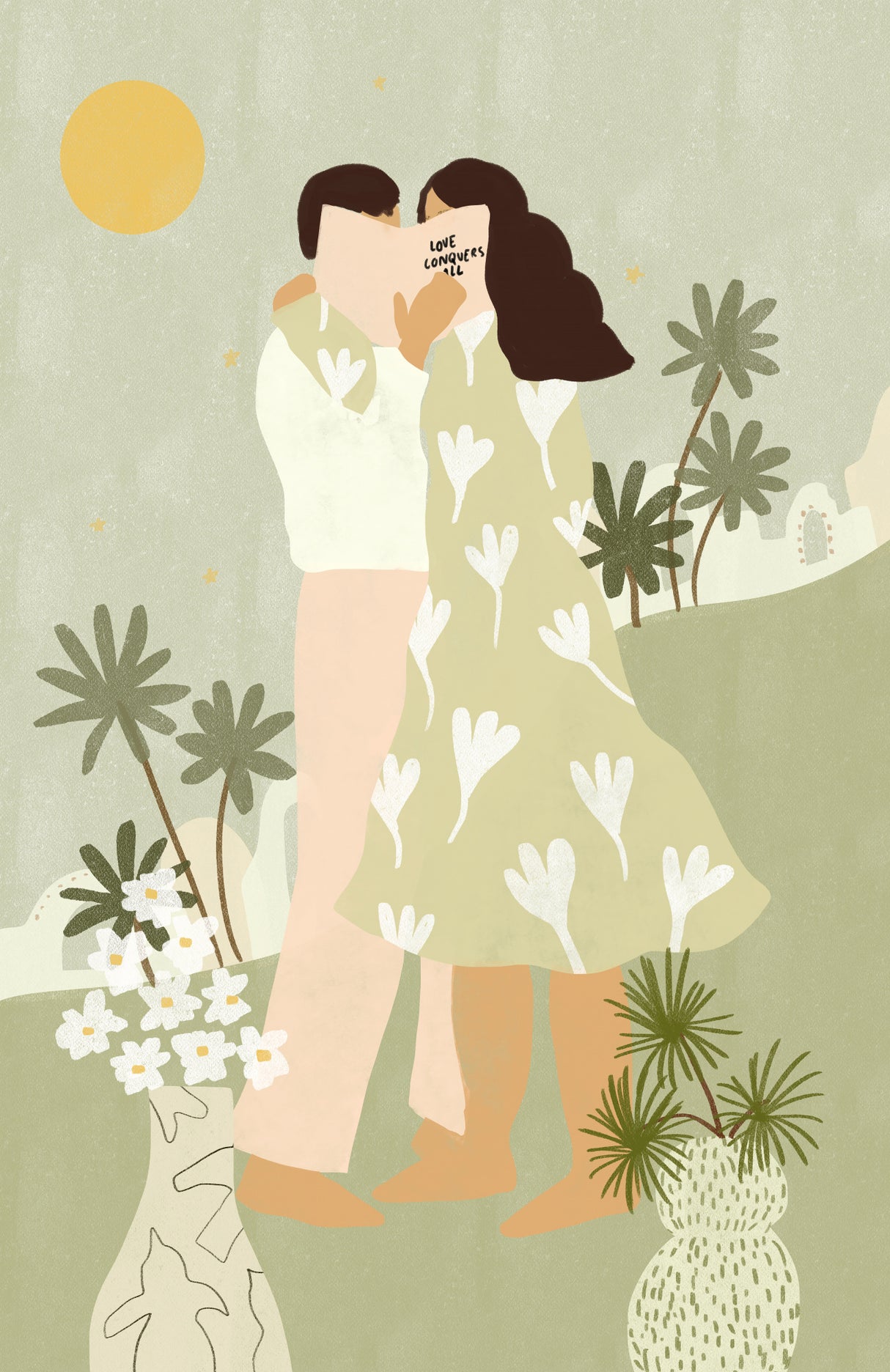 Love Conquers All Poster och Canvastavla