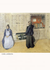 Carl Larsson, Mother and Daughter, 1903, Watercolour 1 Poster och Canvastavla