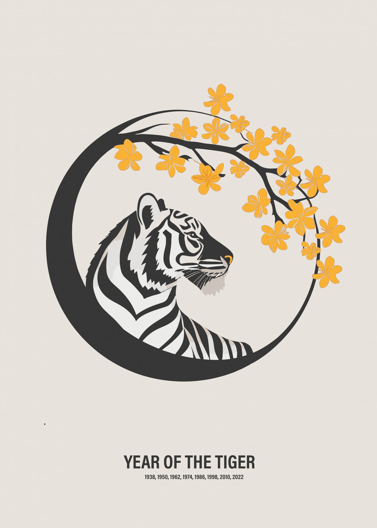 Year of the Tiger Poster och Canvastavla