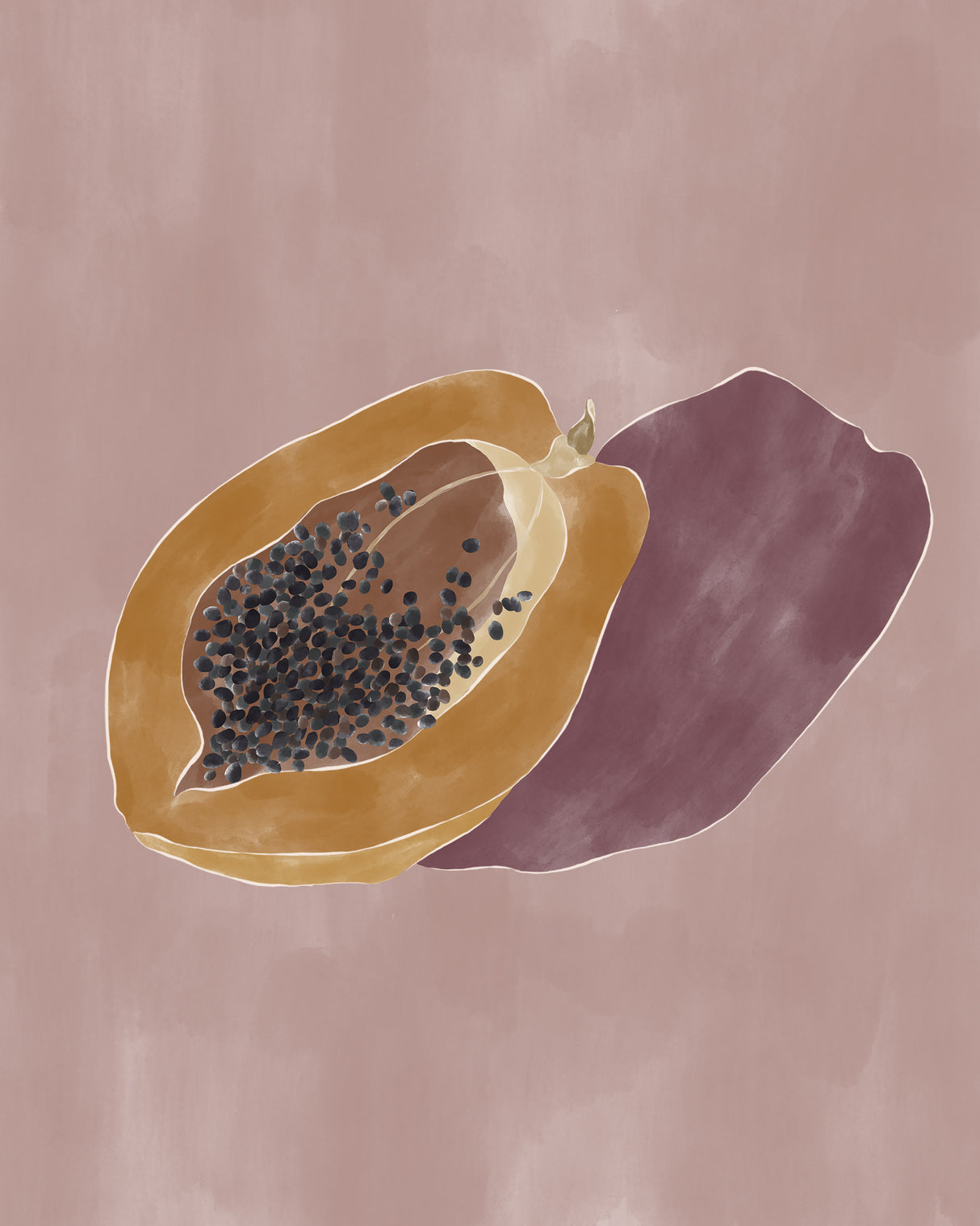 Papaya Poster och Canvastavla