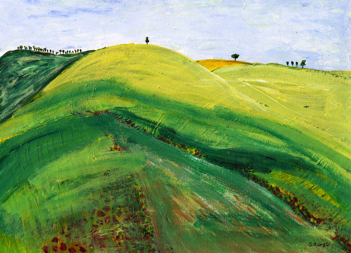 Green Hills Poster och Canvastavla