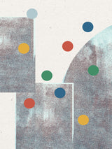 Retro Dots No.1 Poster och Canvastavla