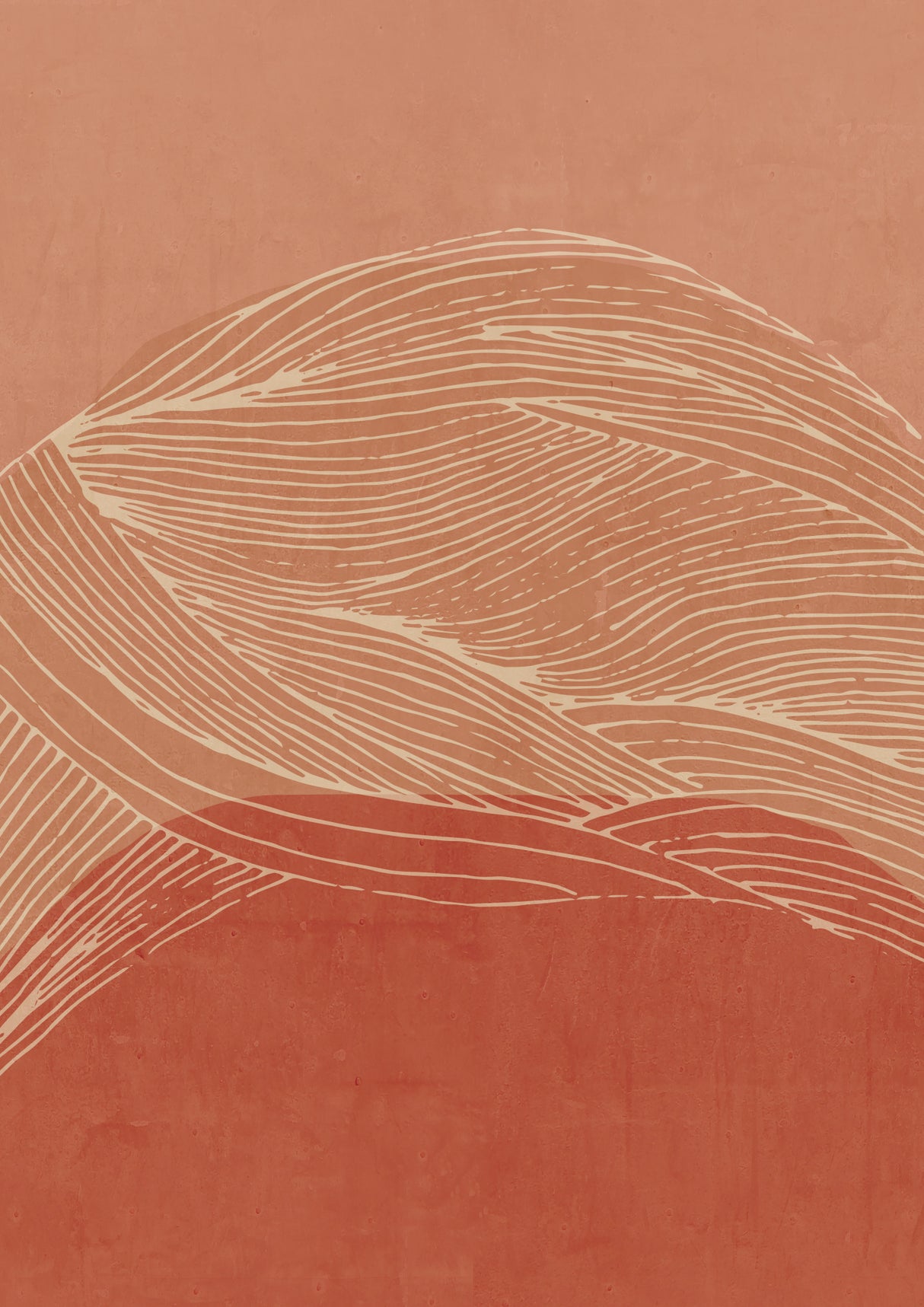 Abstract From the road Poster och Canvastavla