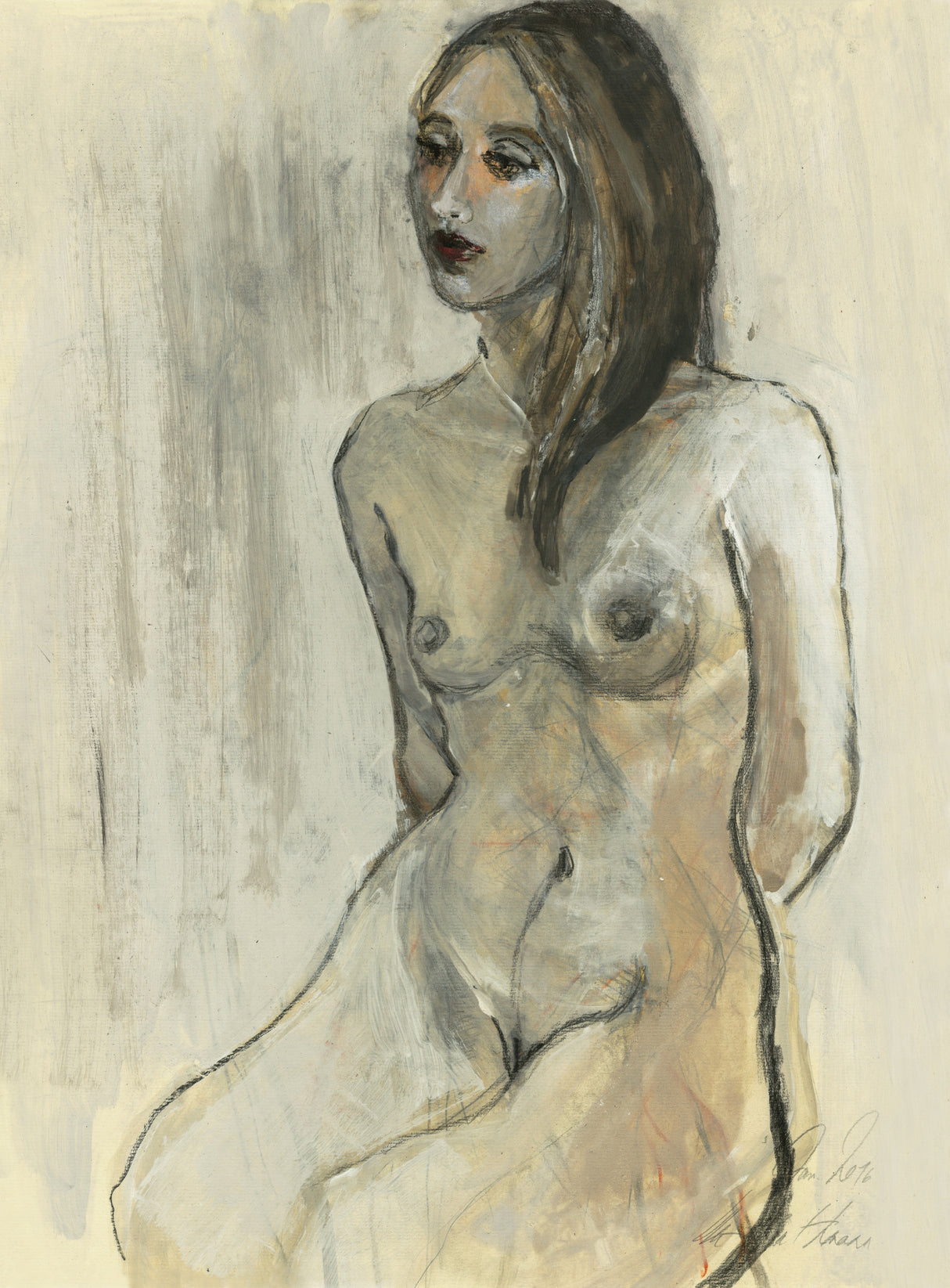 Nude XXXXI Poster och Canvastavla