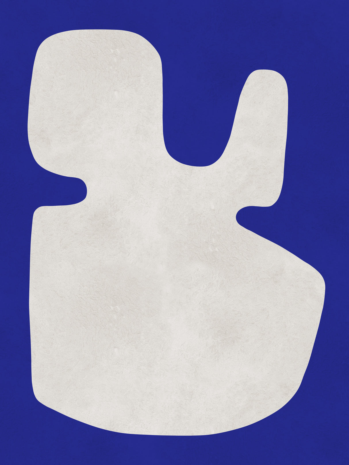 Blue and white art 4 Poster och Canvastavla
