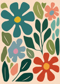 Dense Folk Flower Garden