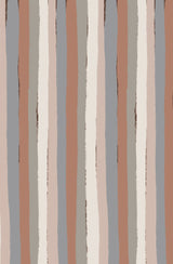 Pastel Stripes Poster och Canvastavla