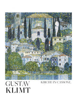 Kirche In Cassone (1913) Poster Poster och Canvastavla