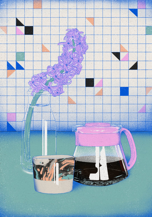 Coffee drip Poster och Canvastavla