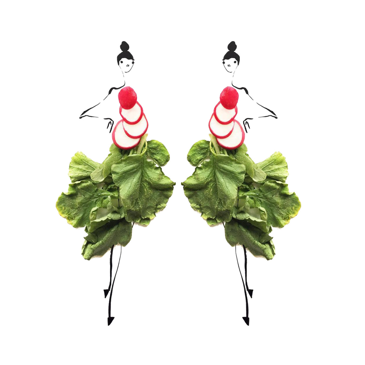 Radish Duo Poster och Canvastavla