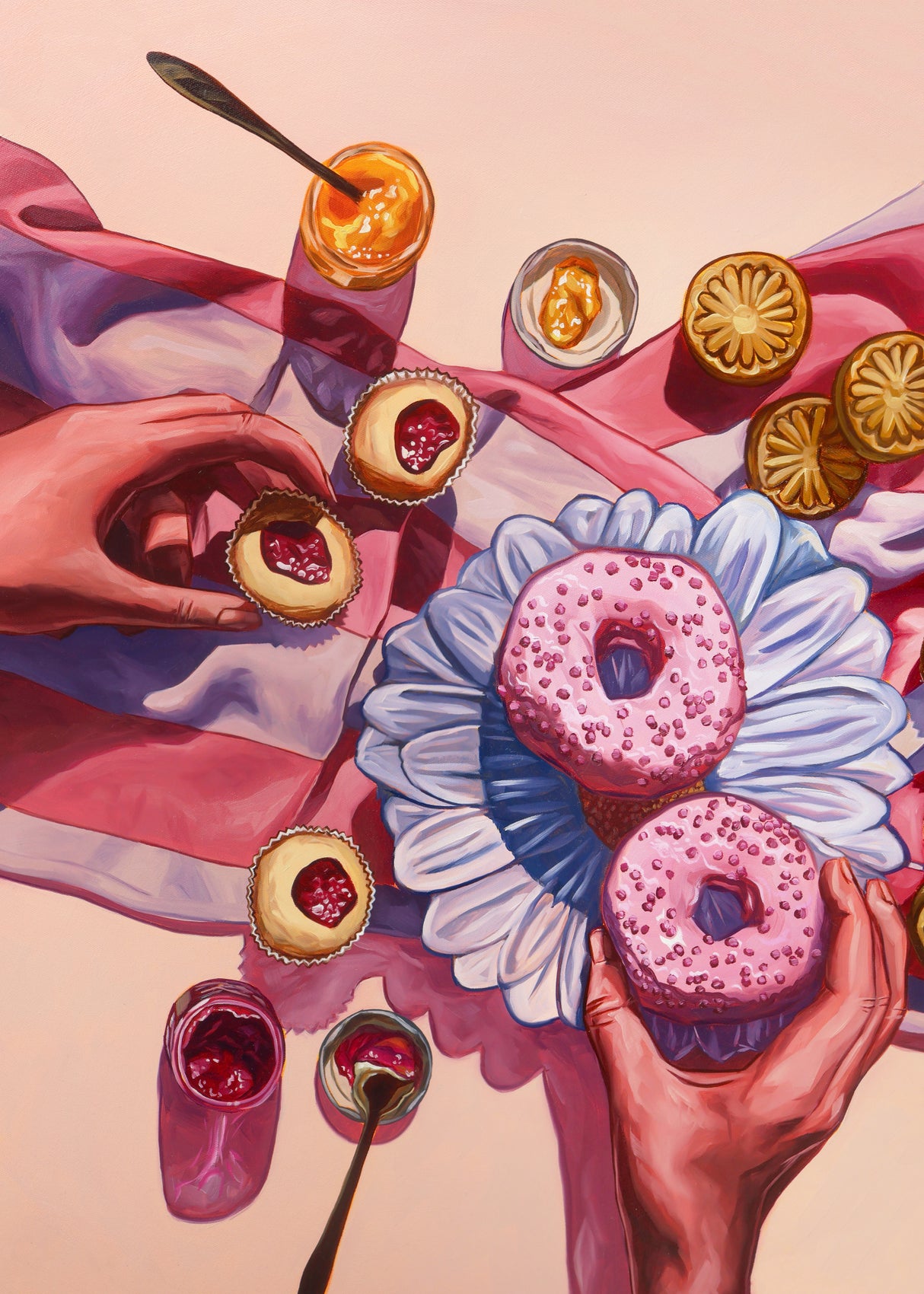 On Wednesdays, We Eat Pink Poster och Canvastavla