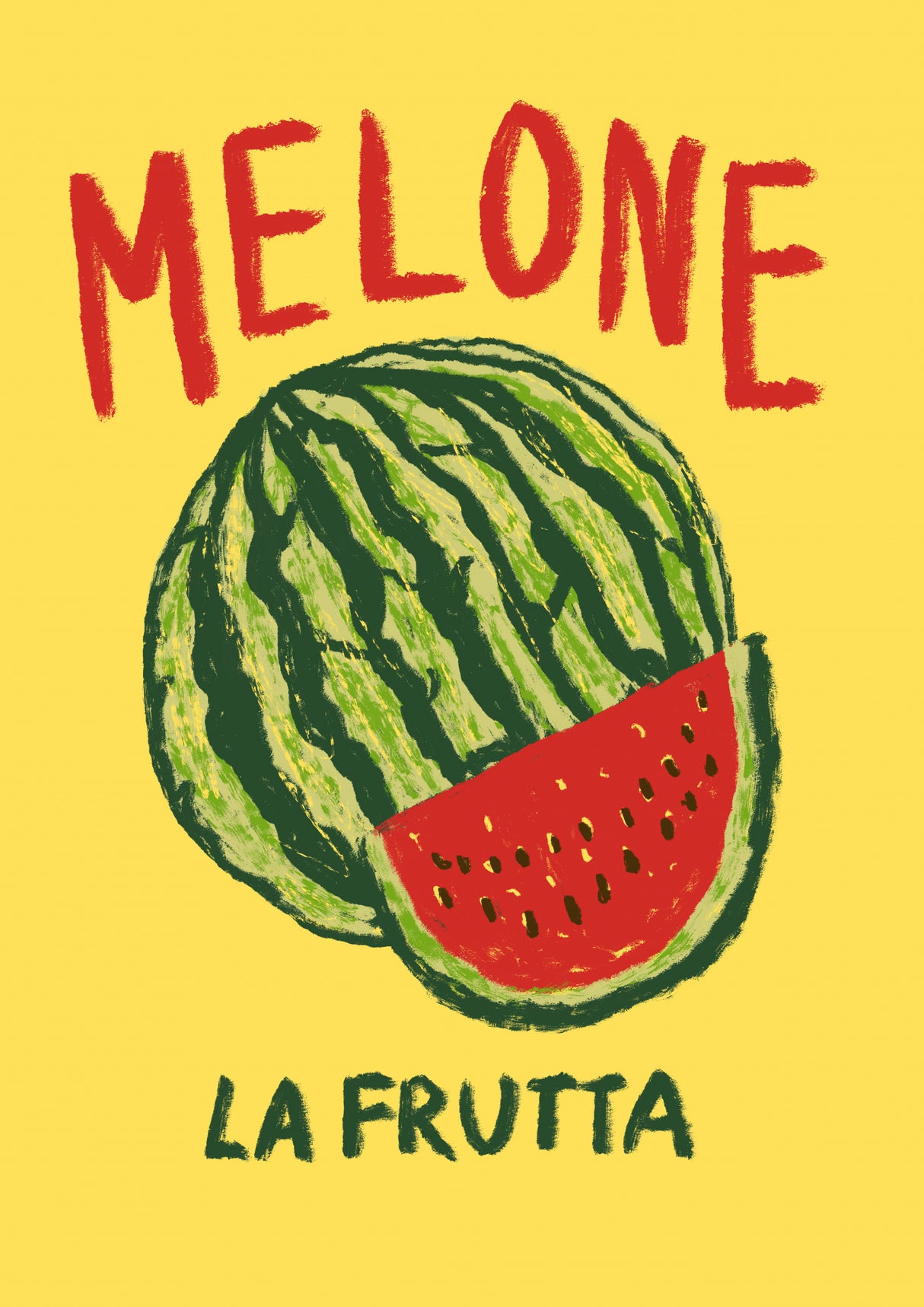 Melon Poster och Canvastavla