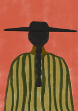 Southwester Woman No.2 Poster och Canvastavla