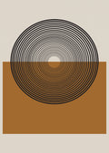 Retro Landscape Poster och Canvastavla
