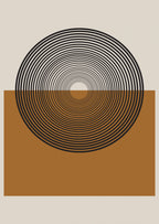 Retro Landscape Poster och Canvastavla