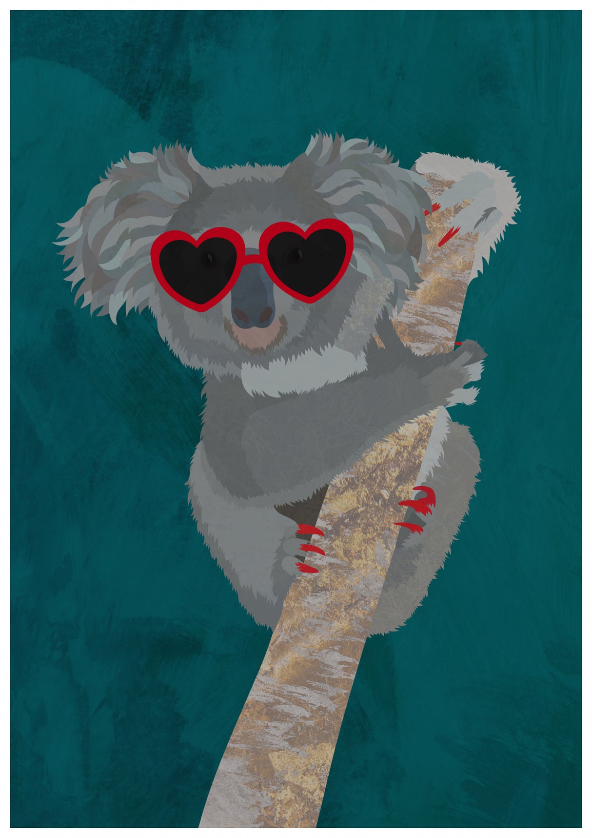 Koala fashion Poster och Canvastavla