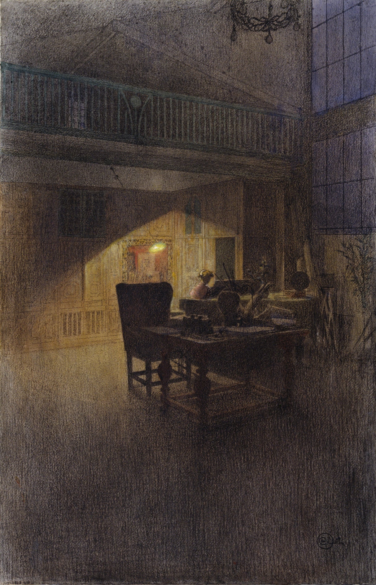 At the Piano Poster och Canvastavla
