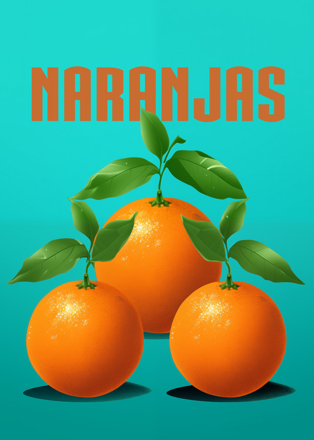 Naranjas Poster och Canvastavla
