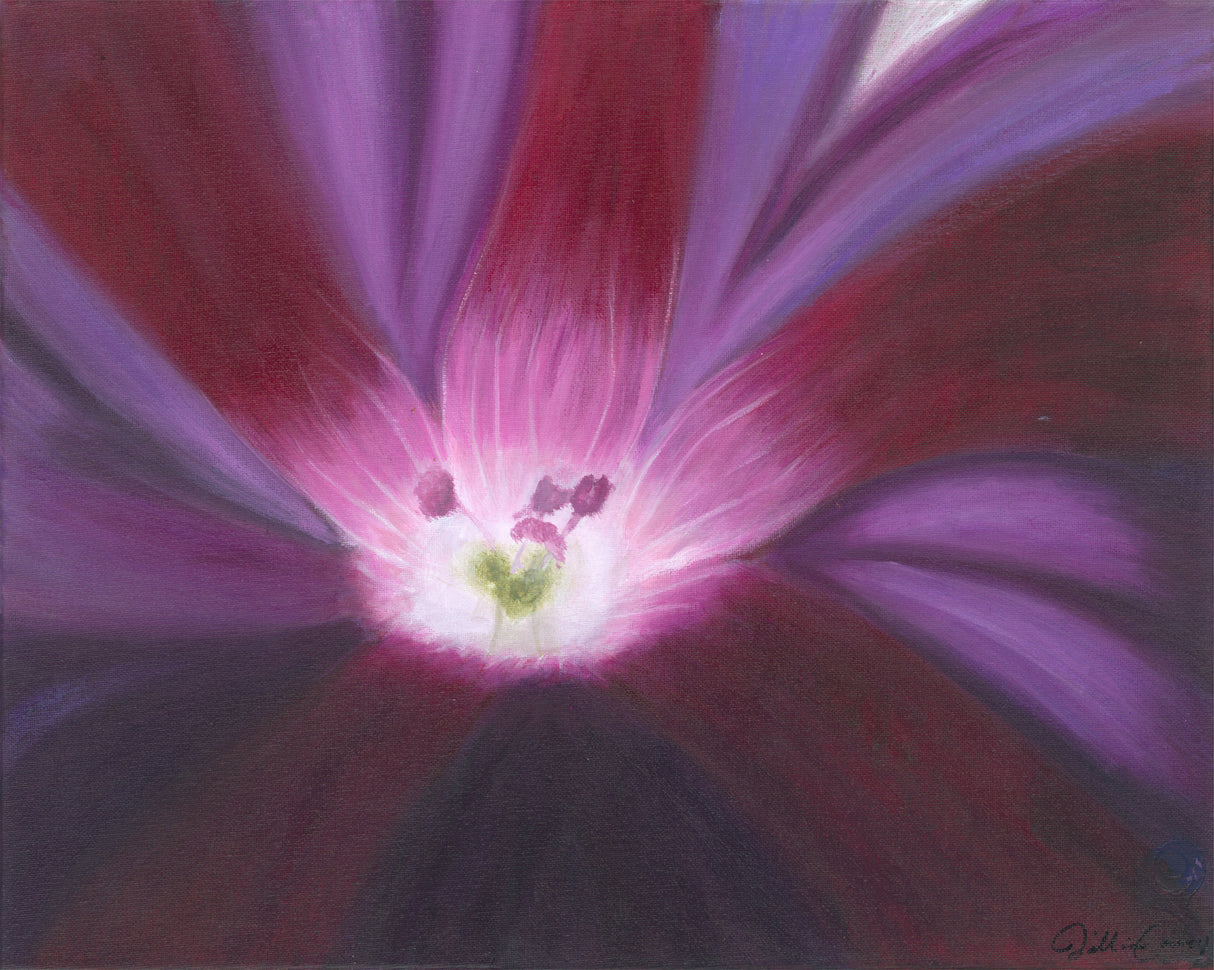 Purple Flower Poster och Canvastavla