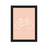 Framed Bicycle Poster