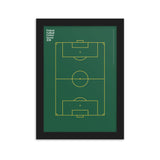 Framed Sport Soccer Field