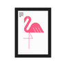 Framed Animal Flamingo Poster