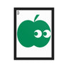 Framed Green Apple Poster
