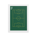 Framed Sport Soccer Field