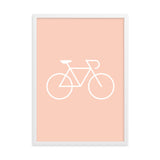 Framed Bicycle Poster