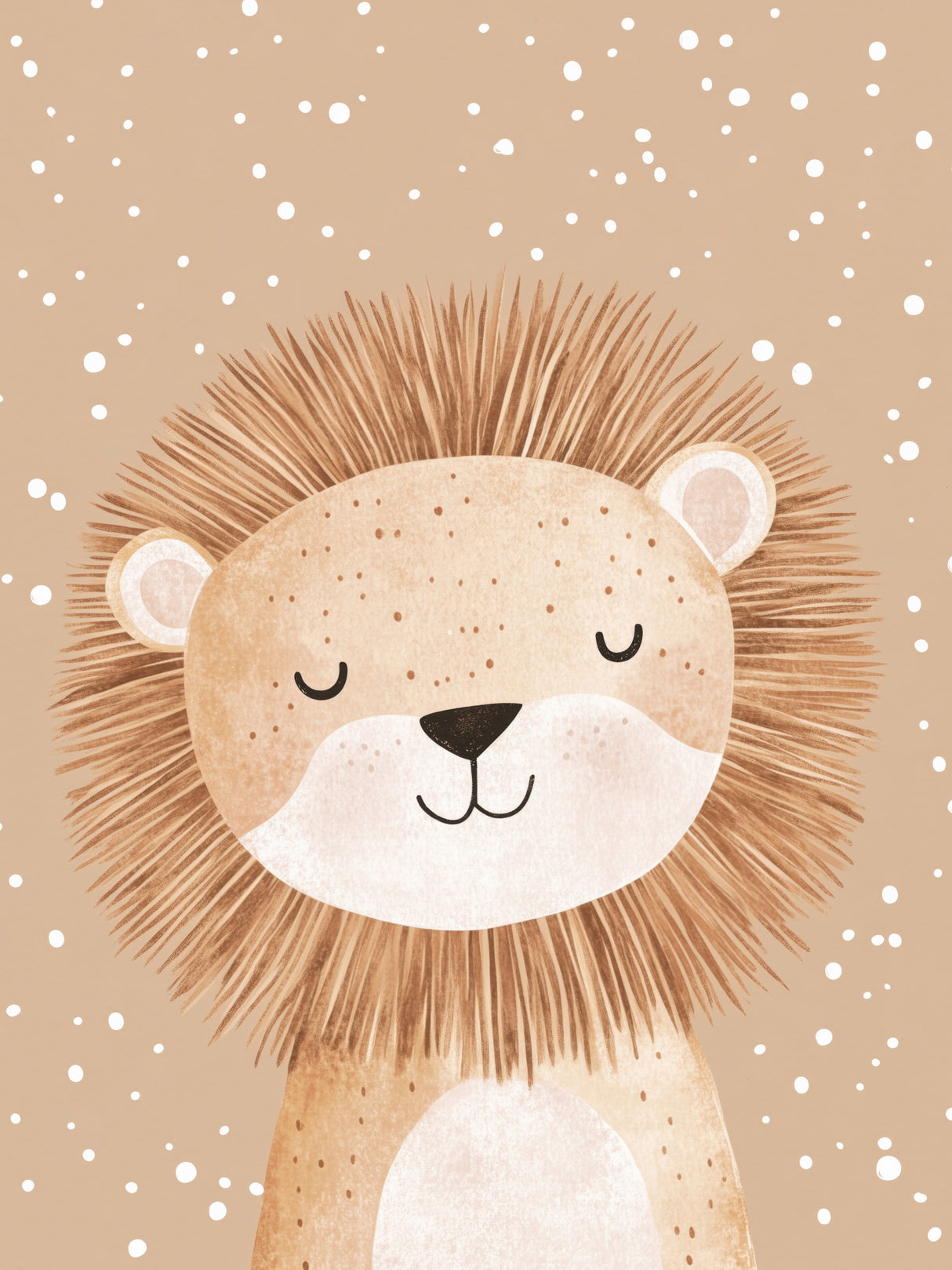 Happylion Poster och Canvastavla
