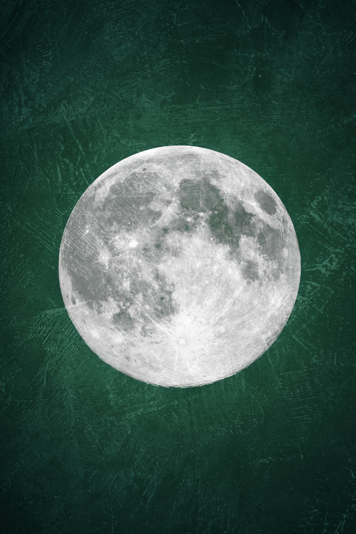 Jade Moon No3 Poster och Canvastavla