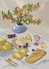 Gin and Tonic In the Afternoon Sun Illustration Poster och Canvastavla