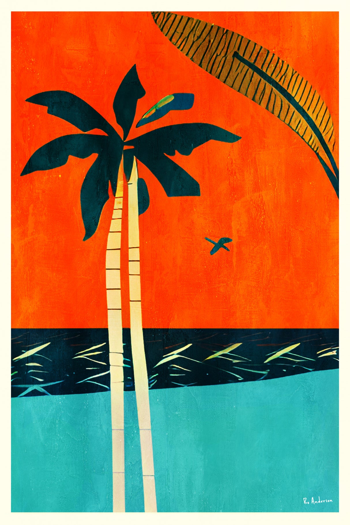 Barbados Sunset Poster och Canvastavla