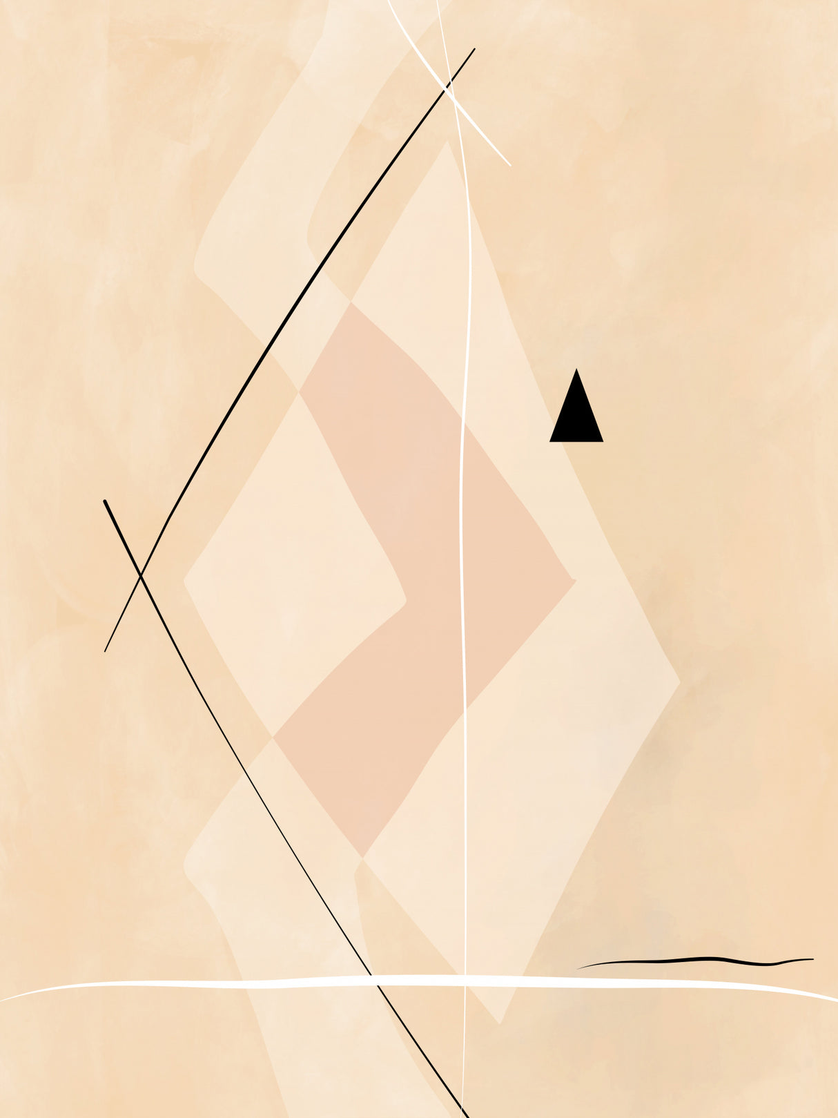 3x4 Aspectratiosoftpink18 Poster och Canvastavla