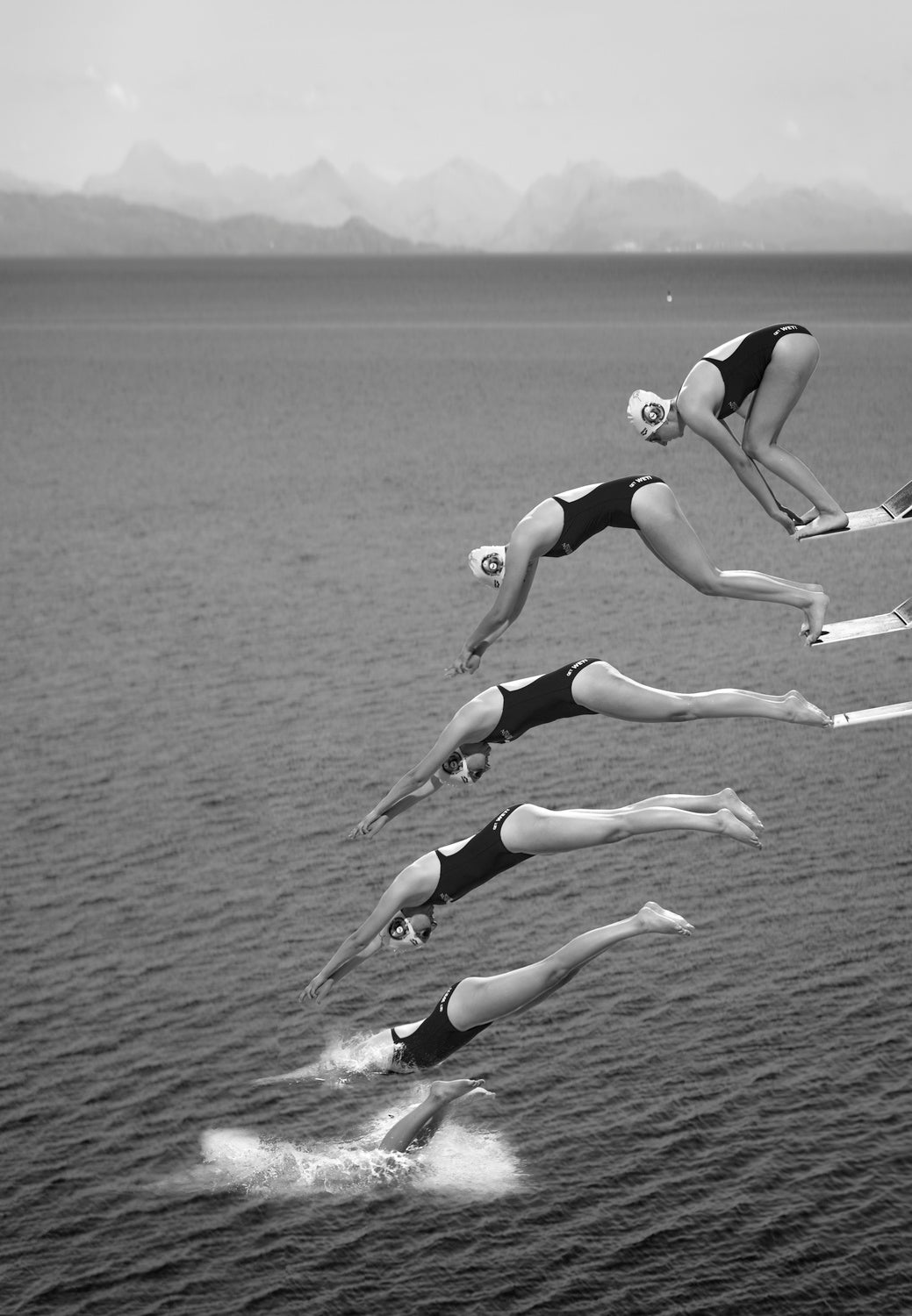 The beauty of diving Poster och Canvastavla
