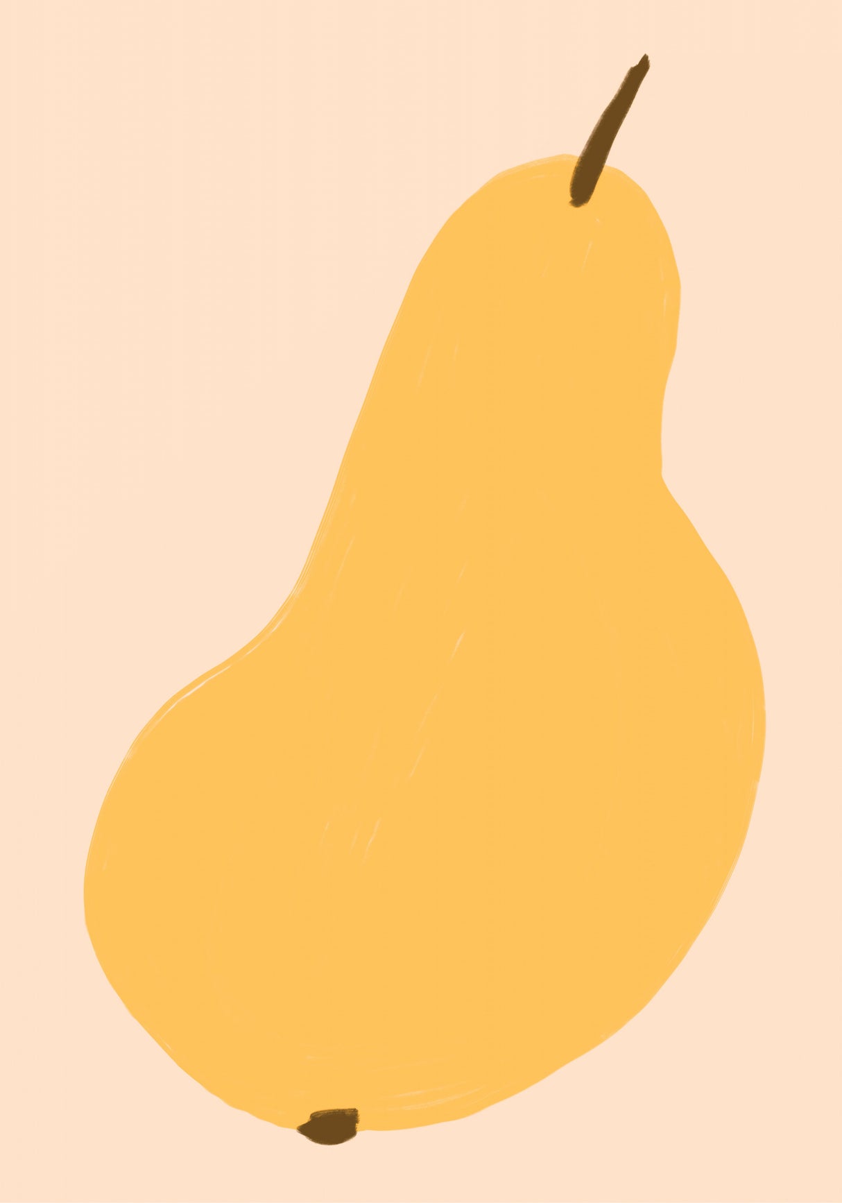 Pear Poster och Canvastavla