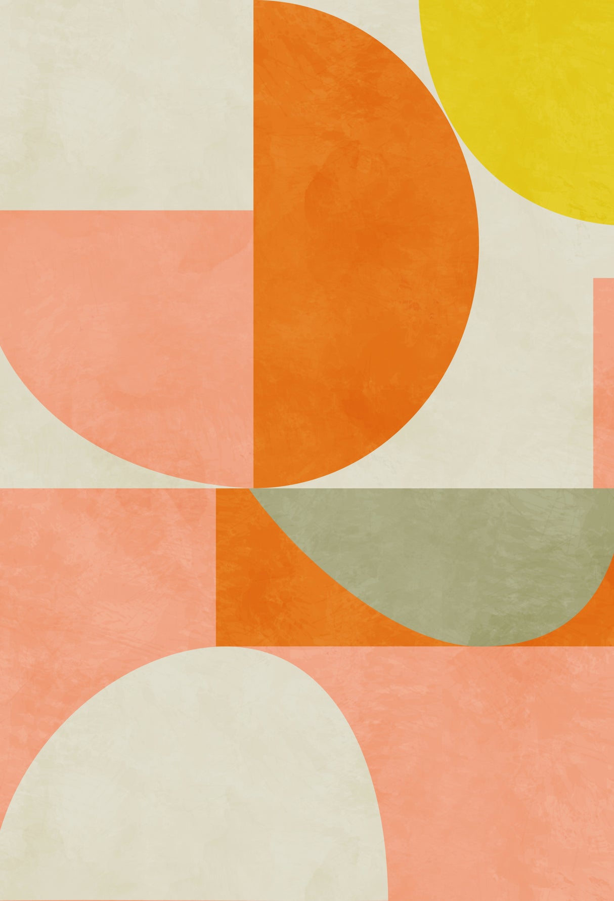Summer Circles22 3 V Poster och Canvastavla