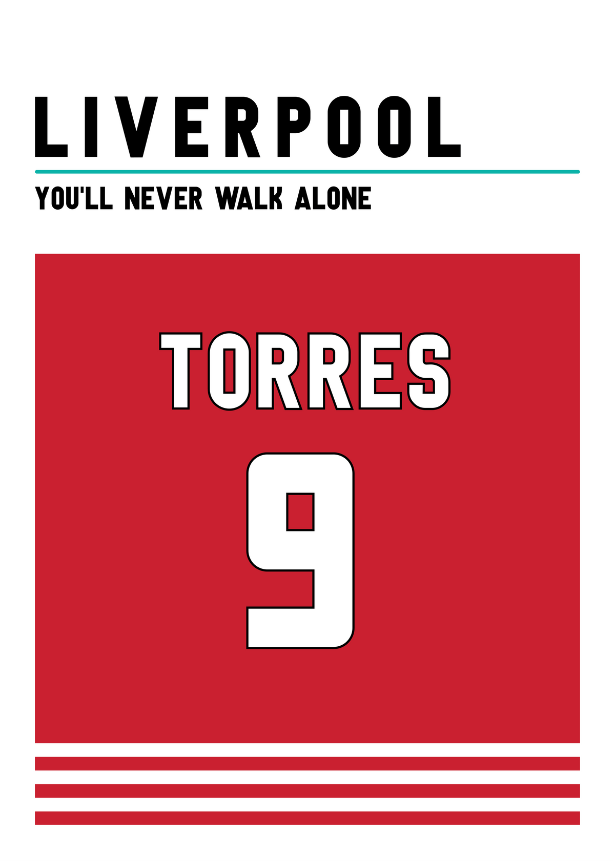 Fernanod Torres  Liverpool Shirt