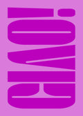 Geometric Purple Typography Poster