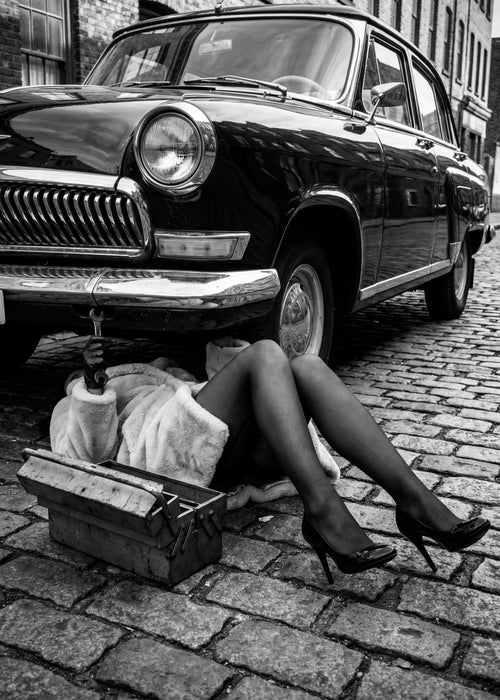 Glamour Car Repair Poster