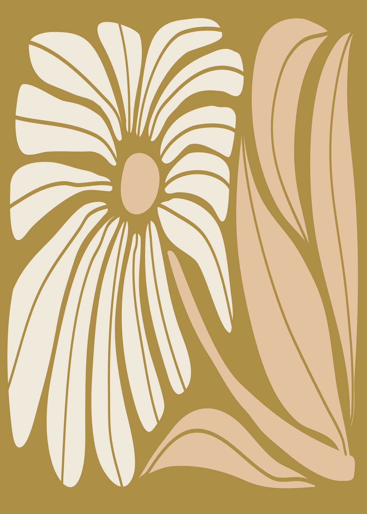 Golden Line Flower