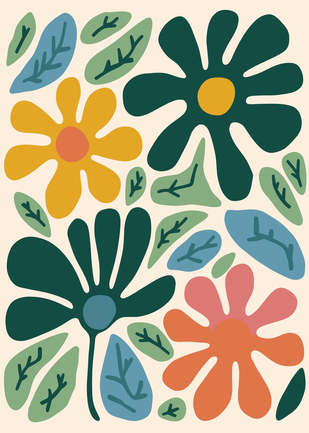 Green Garden Flowers