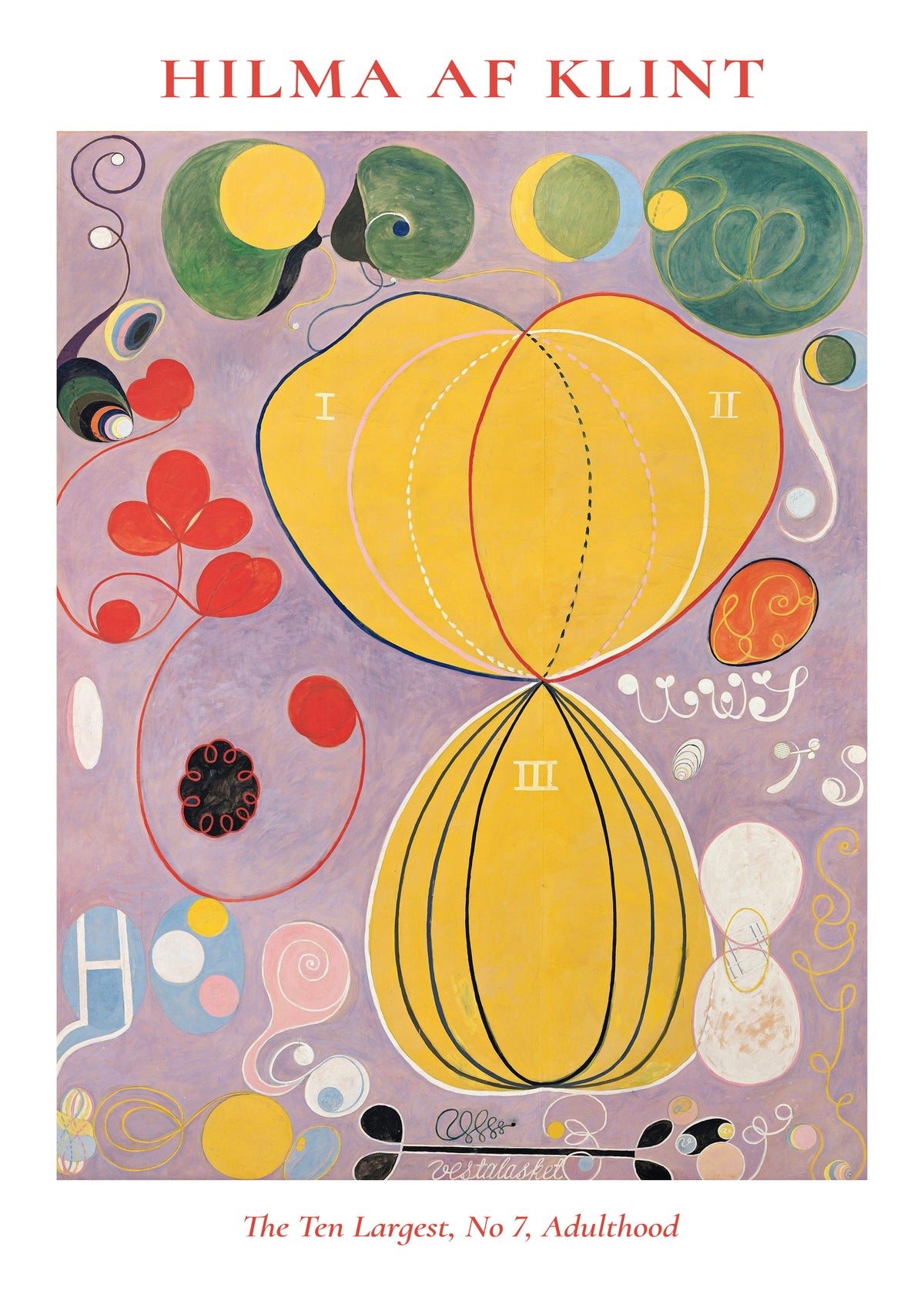 Hilma af Klint The Ten Largest No 7 Adulthood