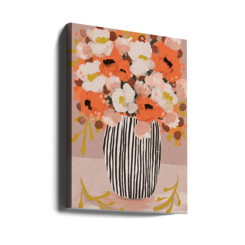Pastelflowerimpressionno10 Poster och Canvastavla