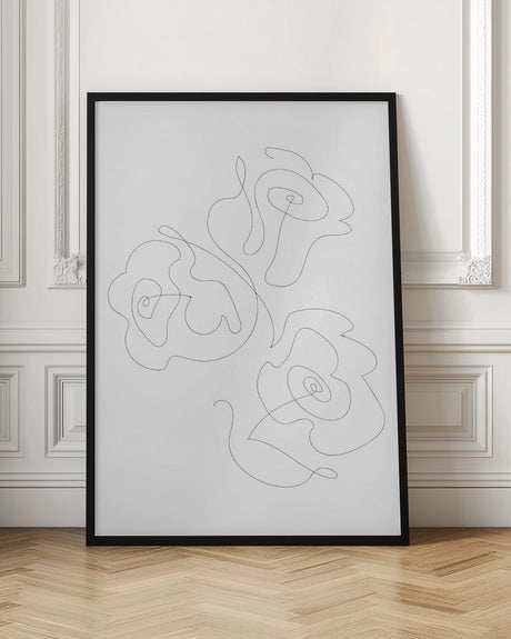 Three Roses Poster och Canvastavla