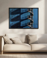 Spiral Staircase and shadows Poster och Canvastavla