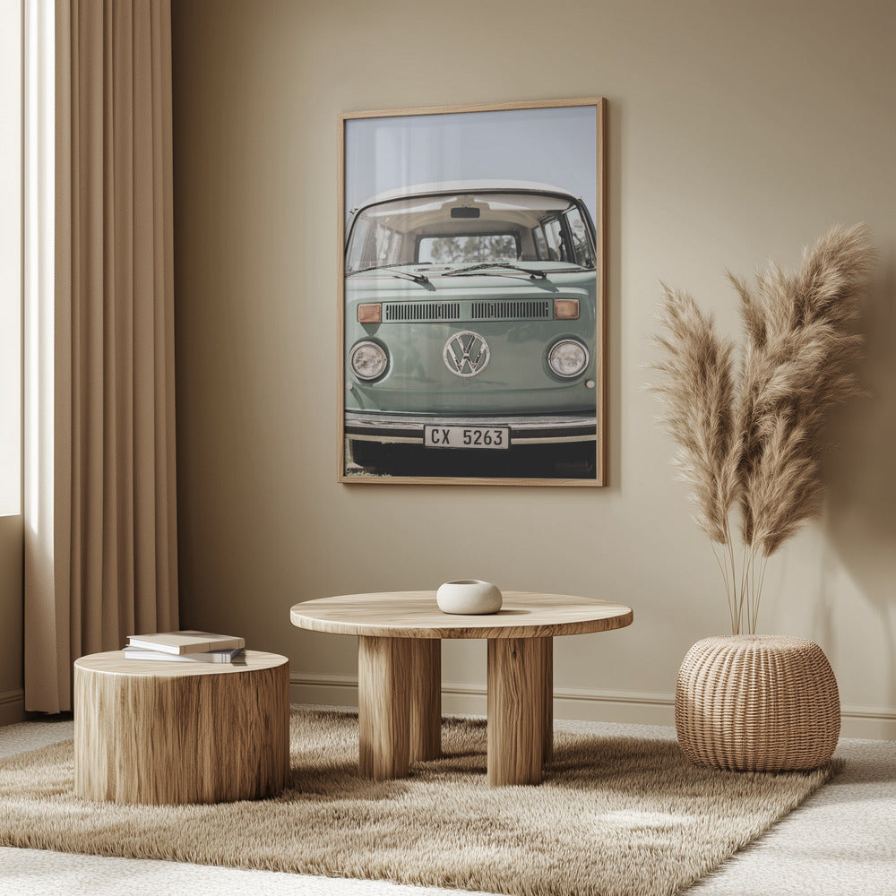 Vw Kombi Poster och Canvastavla