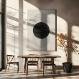 Perfect Point Black Poster och Canvastavla
